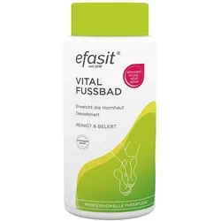 Efasit Vital Fußbad - Erfrischendes Fußbad mit pflanzlicher Seife, ideal zur Hornhautpflege und Entspannung nach einem langen Tag. Perfekt für die optimale Vorbereitung auf Ihre Fußpflege.