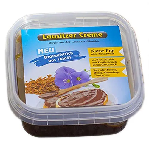 Lausitzer Creme - Leinöl-Brotaufstrich ohne Zusatzstoffe, vegan, 200g