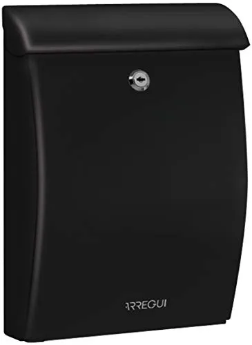 ARREGUI Wandbriefkasten aus Kunststoff, Größe M (DIN A4) - Wandbriefkasten aus hochbeständigem Kunststoff, witterungs- und korrosionsbeständig mit Schutzklappe. Ideal für moderne Wohnungen und einfach zu montieren.