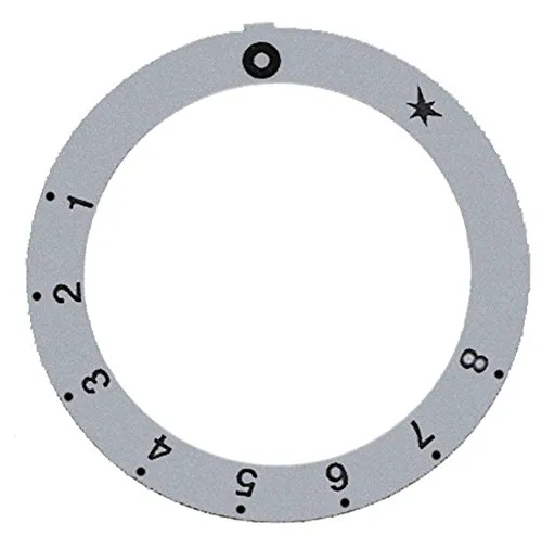 Küppersbusch Knebelsymbol EGB230, EGB430, NGF224, NGF144, EGF124, Ascobloc AGF124, AGF128, AGF224, AGF228 für Fritteuse 1-8 silber