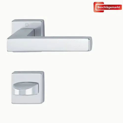 Hoppe Türdrücker Austin Rosette WC Alu F1 natur von HOPPE