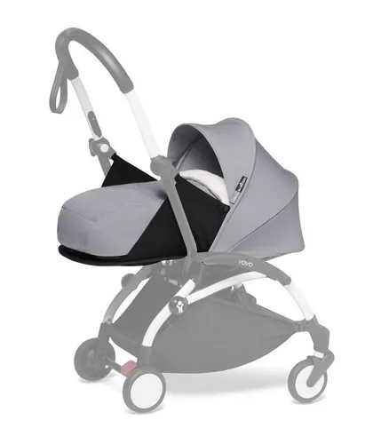 Babyzen YOYO 0+ Neugeborenen Set, Stone - Buggys - Komfortables Neugeborenen Set mit waschbarem Verdeck und Fußabdeckung, ideal für den YOYO2 Kinderwagen, ultrakompakt und perfekt für unterwegs.
