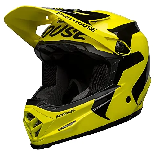BELL Herren Full 9 Fusion MIPS Helm - Hi-Viz/Black, Large - Fahrradhelm mit MIPS-Technologie für optimalen Aufprallschutz und integrierter Kamerahalterung, ideal für sicheres Fahren und Aufnahmen.
