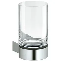 Keuco Plan Glashalter 14950019000 verchromt - Sonstige Badaccessoires mit elegantem Design, inklusive leicht zu reinigendem Echtkristall-Glas und 3 Jahren Herstellergarantie.
