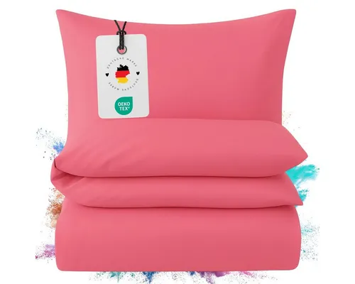 Carpe Sonno Bettwäsche Mako Satin 135 x 200 & 155 x 220 - Elegante Einfarbige Baumwolle - Hochwertige Mako Satin Bettwäsche aus 100 % Baumwolle für ein geschmeidiges Schlafgefühl. Mit praktischem Reißverschluss und zeitlosem Uni-Design, ideal für jedes Schlafzimmer.