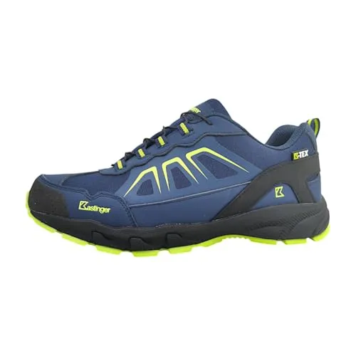 Kastinger Herren GRASBERG Low KTX Wanderschuh, dk Navy/Lime, 40 EU - Wanderschuhe für Herren mit K-TEX-Membran für Wetterschutz und K-Grip-Außensohle für sicheren Halt bei Outdoor-Aktivitäten. Ideal für Abenteuer in der Natur und den Alltag.