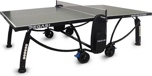 Pegasi Tischtennisplatte 1000 - Outdoor Spiele - Tischtennis - Outdoor Tischtennisplatte - Tischtennistisch Wetterfest - Tischtennisplatte outdoor klappbar - Original - Grün