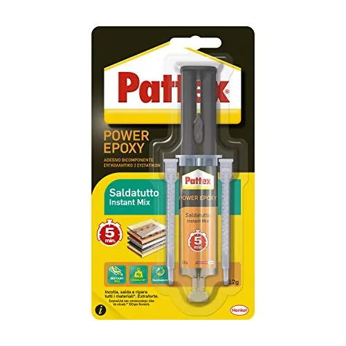 Pattex 1478140 SALDATUTTO Instant Mix, 12 g, 5 Minuten