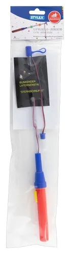 Stylex 11529 Lampionstab, 40 cm, LED Licht, blinkender Stab
