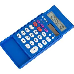 CASIO Taschenrechner Blau von CASIO