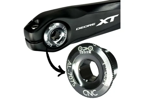 Fantic26 Fahrradkurbel F26 M20x1 Kurbelschraube passend für Shimano Hollotech II Kurbeln