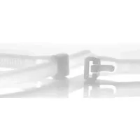 Klasebo Kabelbinder Wiederlösbar  100 Stk  200mm  Natur  Wiederverwendbar