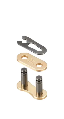 Kettenschloss DID Clipschloss RJ gold für Kette 520ERS3 5/8 x 1/4 x 10,16