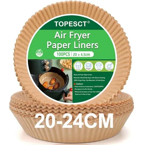 cm Rund Backpapier für Heißluftfritteuse für Ninja und mehr 20