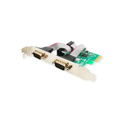 Digitus DS-30000-1 - 2 Port Serielle Steckkarte PCIe Modulkarte, ideal für die Erweiterung von seriellen Schnittstellen in PCs