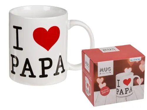 Out of the blue Tasse I Love Papa im Geschenkkarton | 330 ml