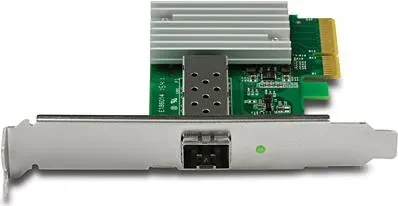 TRENDnet TEG-10GECSFP - 10 Gigabit Netzwerkadapter, PCIe 2.0 x4 Low Profile für hohe Netzwerkgeschwindigkeit