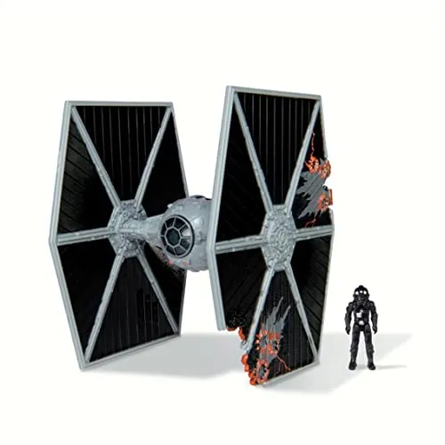 Bizak Star Wars Schiff, 8 cm, Tie Fighter, inklusive 1 Figur (62610009)