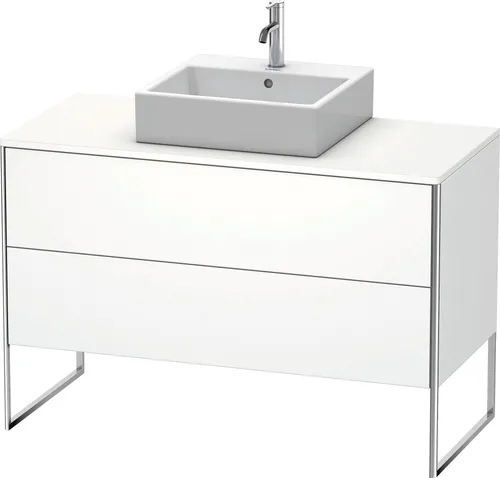 Duravit XSquare Konsolenwaschtischunterbau, Weiß Seidenmatt