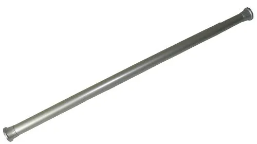 Duschvorhangstange Teleskopstange Gardinenstange Klemmstange 160-300 cm Aluminium Silber glänzend Weiss Schwarz Silber matt - EXTRA LANG (Silber matt)