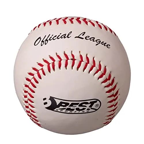 BEST SPORTING Baseball I Softball I 7 cm Training Baseball I Ball I Sport Baseball I Softbälle I Basebälle I Jugend Baseball Bälle Softball I Weiß (1 Stück)