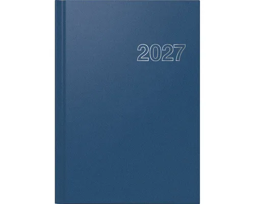 rido ide Buchkalender Buchkalender Chefplaner 14,5x20,6cm 1 Tag/Seite Balacron-Einband blau