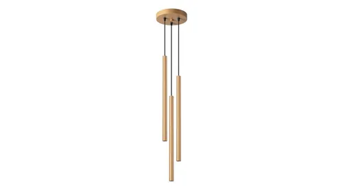 Pendelleuchten PASTELO 3P golden - Lampen, modernes und minimalistisches Design, ideal für verschiedene Räume mit eleganter Beleuchtung und hoher Qualität aus Polen.