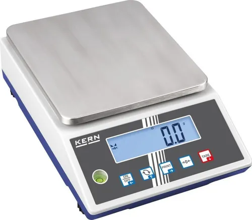 Kern PCB 10000-1 Präzisionswaage - Industriewaage mit 10kg Wägebereich und 100 mg Ablesbarkeit, ideal für technische Experimente dank USB-Datenschnittstelle und KERN Universal Port für flexible Anbindung.