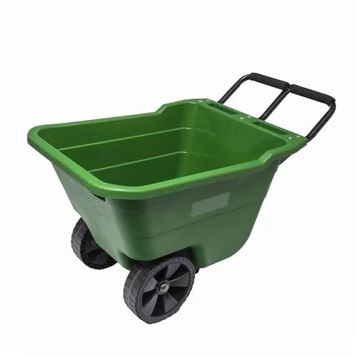 WERKA PRO Gartenwagen 90L mit Rädern in grün von WERKA PRO