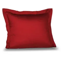 fleuresse Kissenbezug Satin 35 x 40 cm Rot Bordeaux von fleuresse