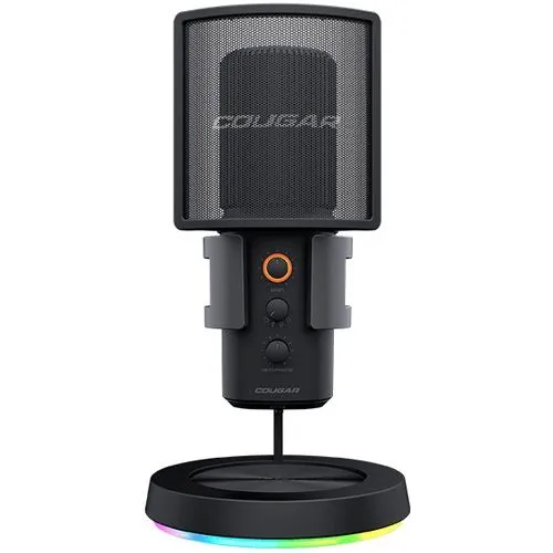 COUGAR Studiomikrofon Screamer-X - Professionelles Mikrofon für klare Sprachübertragung, ideal für Streaming und Gaming, mit herausragender Klangqualität.