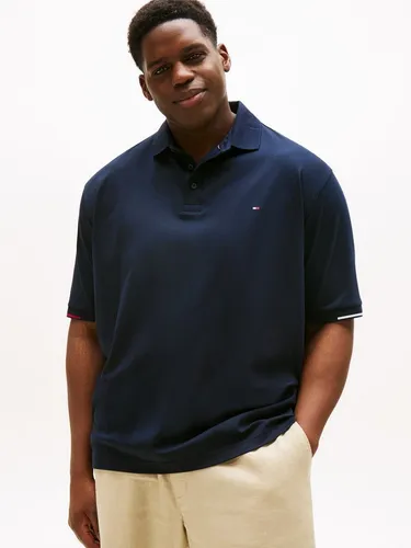 Tommy Hilfiger Big & Tall Poloshirt BT-INTERLOCK FLAGCUFF SLIM FIT-B Große Größen