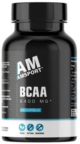 AMSPORT BCAA Kapseln 112g Dose (120 Kapseln)