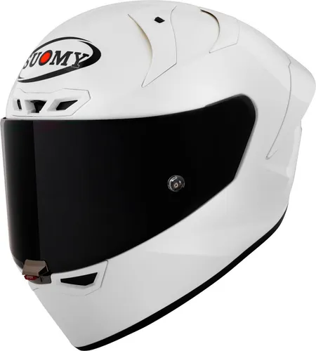 Suomy S1-XR GP Plain FIM E06 Helm, weiss, Größe XS - Motorradhelm mit Tricomposite-Schale für optimalen Schutz und leichtes Gewicht. Genießen Sie ein hervorragendes Sichtfeld für mehr Sicherheit beim Fahren.