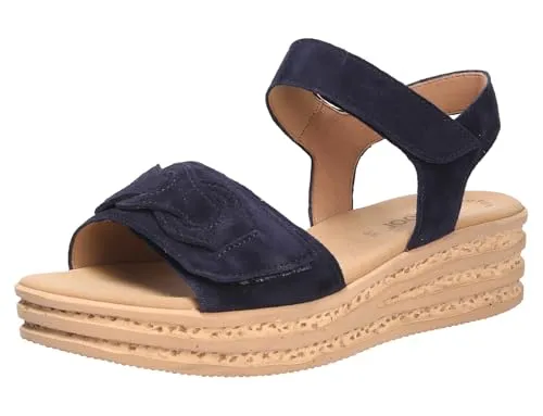 Gabor Damen Sandaletten - Elegante Freizeitschuhe für den Sommer - Wanderschuhe mit best fitting Design, aus hochwertigem Textil und Leder, ideal für Komfort und Stil während Ihrer Freizeitaktivitäten.