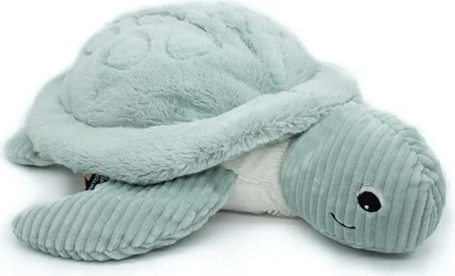 Kuscheltier Schildkröte | mint - Kuscheltiere – Große, knuddelige Schildkröte aus recyceltem Polyester, ideal als treuer Begleiter für Kinder ab Geburt und perfekt als Kissen im Bett.