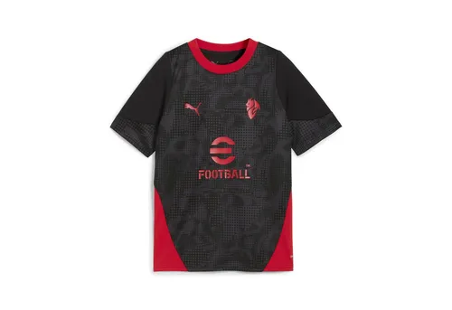 PUMA AC Milan Trainingsshirt für Jugendliche - Trainingsbekleidung für Fußballfans – das offizielle AC Milan Trainingsshirt vereint innovative Materialien und perfekte Passform für maximale Performance und Teamstolz.