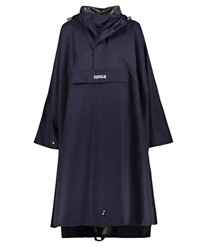 PRO-X elements Poncho High Peak, Marine, M/L - Funktionsjacke für Wanderer, wasserdicht und atmungsaktiv mit 10.000 mm Wassersäule. Leichtes PXE-PRO Material sorgt für hohen Tragekomfort und Funktionalität.