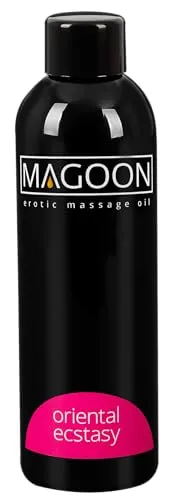 Magoon Oriental Ecstacy Öl - erregendes Qualitäts-Öl für Frauen und Männer, reibungsloses Sex-Vergnügen, stimulierender Duft, hautfreundlich, 200 ml