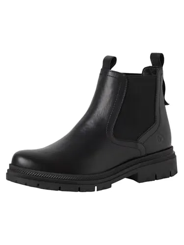 Tamaris Damen Stiefel Leder schwarz 39 – Bequeme Eleganz - Moderne Stiefelette mit weichem Touchit-Fußbett für individuellen Komfort. Robuste Sohle und stylisher Blockabsatz sorgen für sicheren Halt und eleganten Auftritt in jeder Situation.