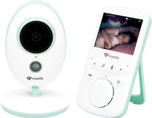 TrueLife NannyCam V24 Pro Zusatzkamera - Babyphone für Kinder, ermöglicht ständige Überwachung mit schwenkbarem Kamerawinkel und scharfem Bild für entspannte Eltern.