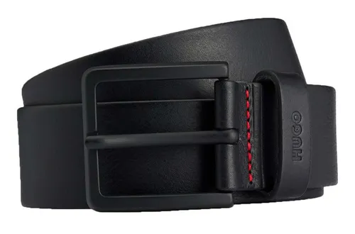 HUGO Synthetikgürtel Sz40 Leather Belt aus echtem Rindsleder