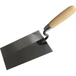 Maurerkelle, Stahl, S-hals, Holz, 180mm