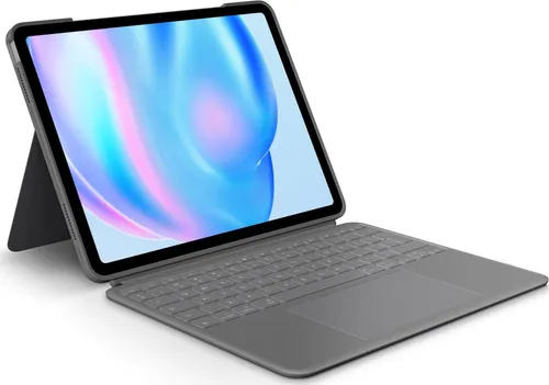 Logitech Combo Touch - Tastatur und Foliohülle mit Trackpad - Zubehör für Tablet PCs, bietet eine hintergrundbeleuchtete Tastatur und ein integriertes Trackpad für komfortables Arbeiten und kreative Nutzung.