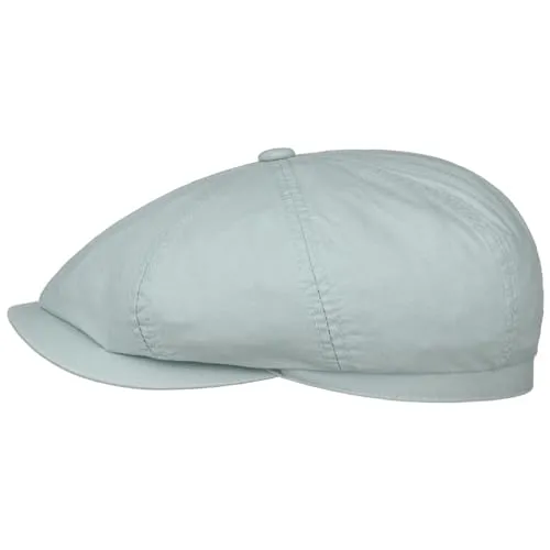 Stetson Hatteras Ballonmütze aus Bio-Baumwolle Herren Flat Cap mit UV-Schutz 40 Schiebermütze Frühjahr Sommer Mint S (54-55 cm)