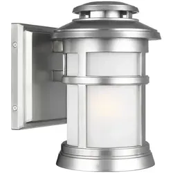 Newport Outdoor Wandleuchte Stahl gebürstet - Feiss FE-NEWPORT-S-PBS - Lampen - Elegante Wandleuchte aus gebürstetem Stahl, ideal für den Außenbereich mit IP44 Schutz gegen Spritzwasser.