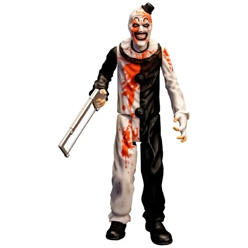 Trick Or Treat Studios Terrifier Art The Clown Blood Bath Actionfigur 12,7 cm - Actionfigur für Kinder, die ihre Farbe zu Blutspritzern ändert, wenn sie mit Eiswasser besprüht wird – ein aufregendes Sammlerstück!