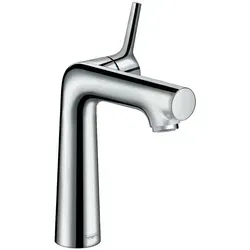hansgrohe Talis S Wasserhahn - Elegante Armatur mit 140mm Auslauf - Touch-On-Wasserhahn für Badezimmerwaschbecken, mit komfortabler Ausladung und einstellbarer Temperaturbegrenzung für optimalen Nutzungskomfort.