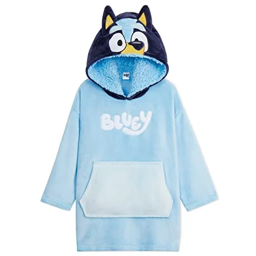 BlueY Mädchen Oversized Hoodie Decke, Fleece Pullover Kuscheldecke mit Kapuze
