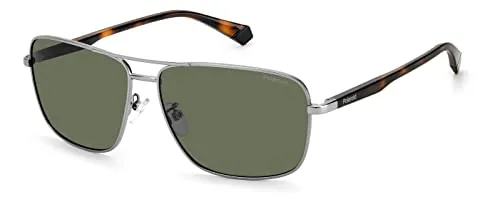 Polaroid Pld 2119/g/s 6LB/UC RUTHENIUM Sunglasses Men's Steel, Standard, 61